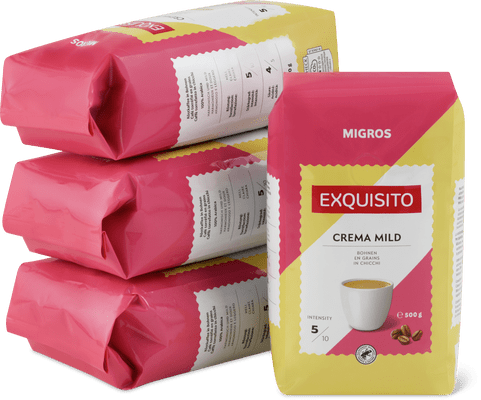Migros Café en grains Crema mild