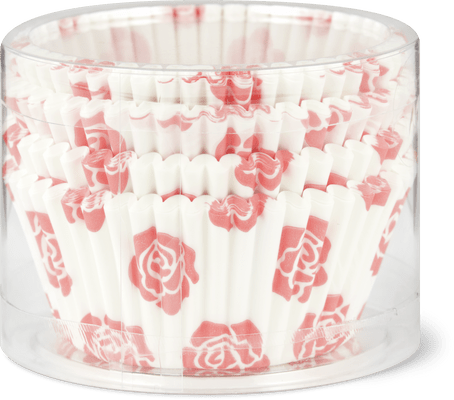 Muffinbackförmchen Rosen