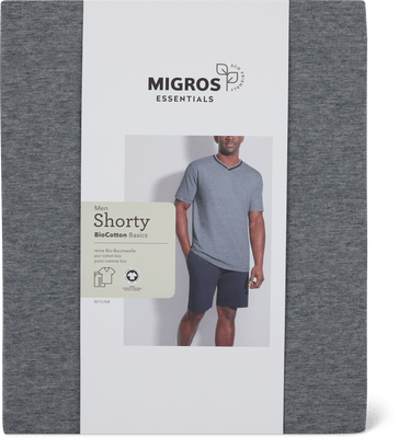 Shorty Collo a V Bio Cotton Basics