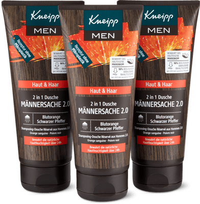 Kneipp 2-in-1 Shower Gel for Men Blood Orange & Black Pepper