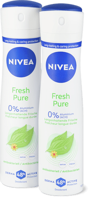 Nivea Deo Spray Fresh Pure  0% Aluminium, 48h, Anitbakteriell