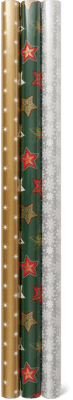 Migros Paper & Co. Carta da regalo classica 3 rotoli, 3 m x 70 cm