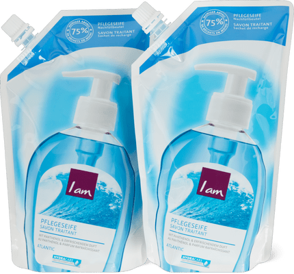 I am Sapone trattante in confezione di ricarica Atlantic