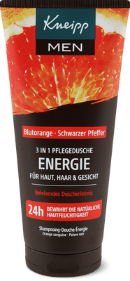 Kneipp Men 3in1 Pflegedusche Energie Blutorange & Schwarzer Pfeffer
