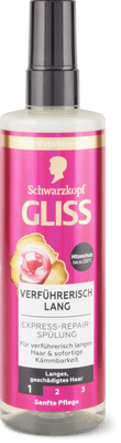 Gliss Lait démêlant express Verführerisch Lang cheveux longs, abîmés