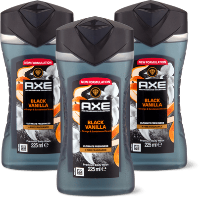 Axe Shower Gel Black Vanilla 3-in-1