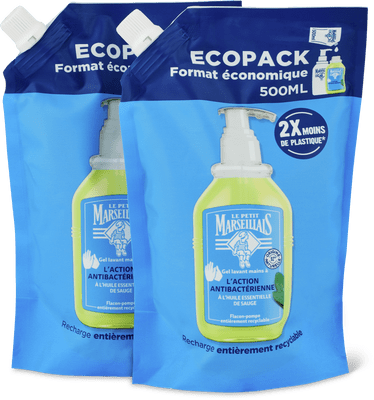 Le Petit Marseillais Sapone liquido in confezione di ricarica Antibatterico