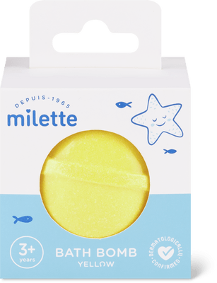 Milette Bomba da bagno gialla blue