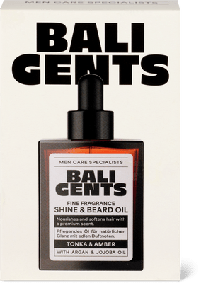 Bali Gents Shine & Beard Oil Tonka & Amber