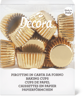 Pralinenförmchen gold