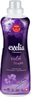 Exelia Adoucissant Liquide, Violet Senses, 50 lavages