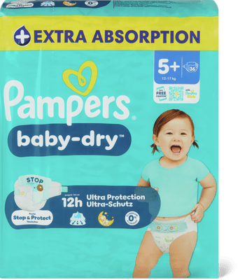 Pampers Baby Dry Windeln Gr.5+,12-17kg