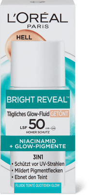 L'Oréal Bright Reveal Tägliches getöntes Glow-Fluid  LSF 50