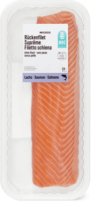 Migros Filetto dorsale di salmone senza pelle