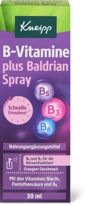 Kneipp Spray alle vitamine B e alla valeriana