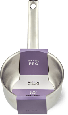 Migros Kitchen & Co. Pro Stielkasserolle Ø 14 cm, 1 L