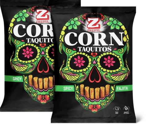 Zweifel Corn Chips Taquitos spicy Fajita