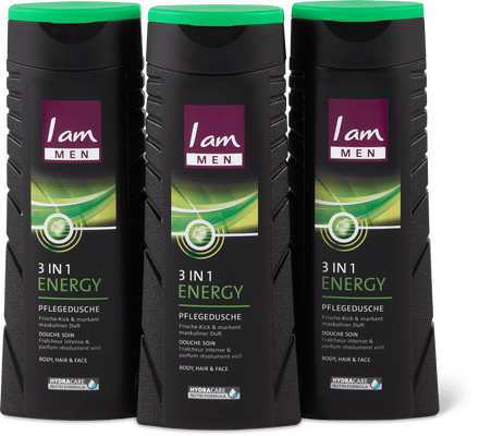 I am Men Pflegedusche  3in1 Energy