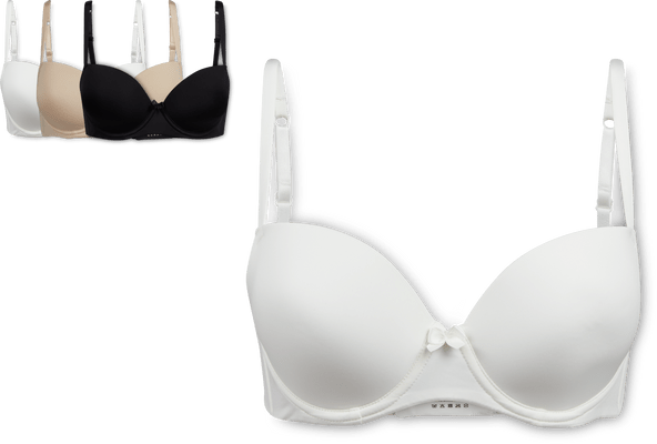 Ladies Microfibre bra wired padded