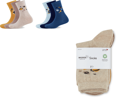 Chaussettes enfant 3p