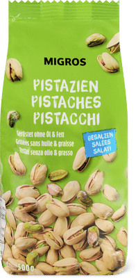 Migros Pistaches grillées et salées