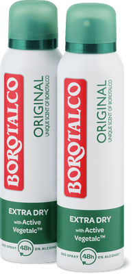 Borotalco Déodorant spray Original  48 h, 0% d’alcool