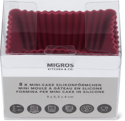 Moules en silicone pour mini-cakes