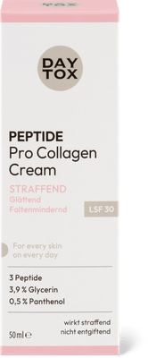 Daytox Crème procollagène aux peptides IPS 30 3 peptides, glycérine, panthénol