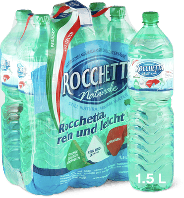 Rocchetta Natürliches Mineralwasser ohne Kohlensäure