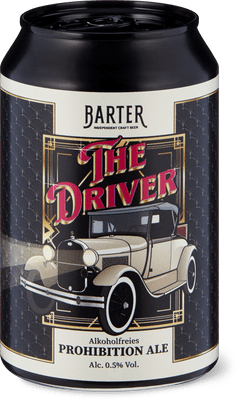 Barter The Driver  Prohibition Ale, sans alcool