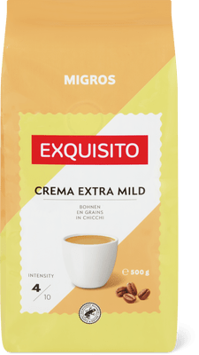 Migros Exquisito Bohnenkaffee Crema extra mild