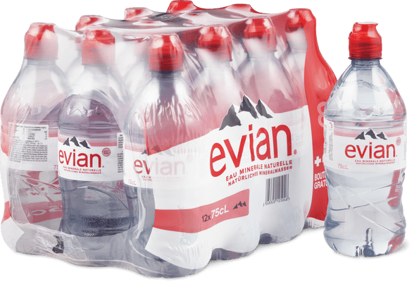 Evian Acqua minerale Sport