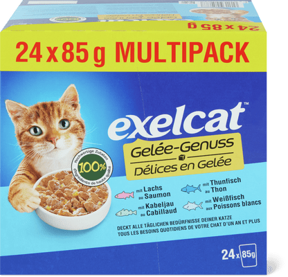 Exelcat Bocconcini in gelatina pesce