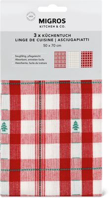 Migros Kitchen & Co. Asciugapiatti rosso