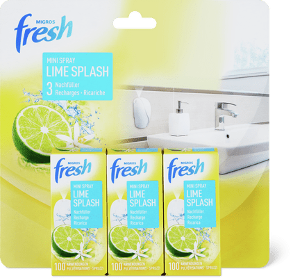 M-Fresh Mini spray in confezione di ricarica  Lime Splash