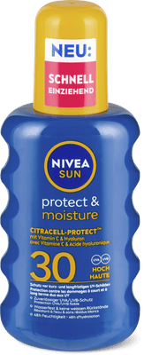Nivea Sun Protect & Moisture Sonnenspray LSF 30, wasserfest