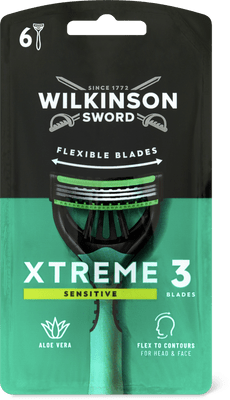 Wilkinson Xtreme 3 Sensitive Einwegrasierer Aloe Vera, Vitamin E