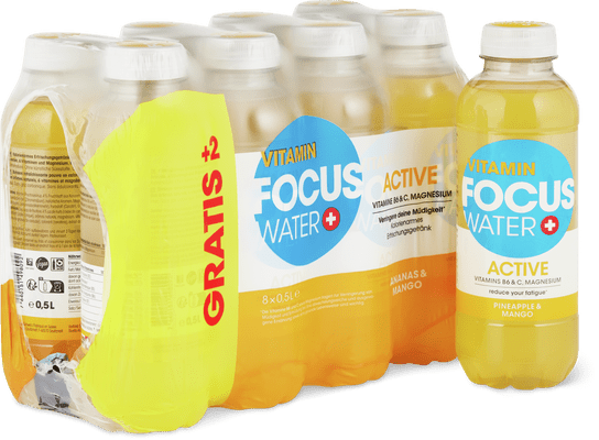 Focus Water Active Pineapple & Mango