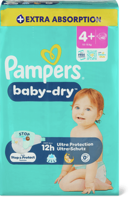Pampers Baby Dry Windeln Gr.4+,10-15kg