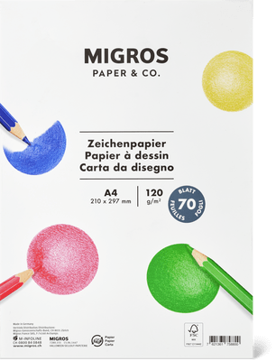 Migros Paper & Co. Zeichenpapier A4