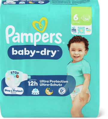 Pampers Baby Dry Windeln Gr.6,13-18kg