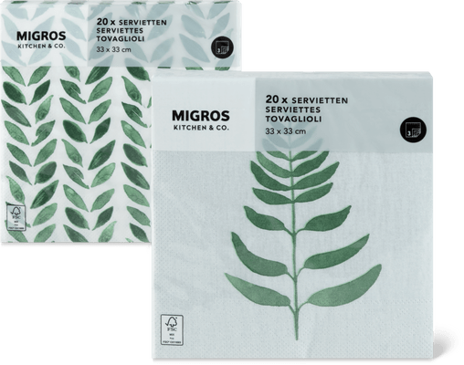 Migros Kitchen & Co. Serviettes en papier