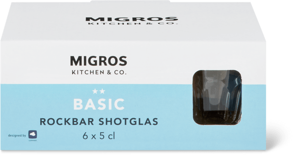 Migros Kitchen & Co. Bicchiere da shot Basic Trasparente, 5 cl