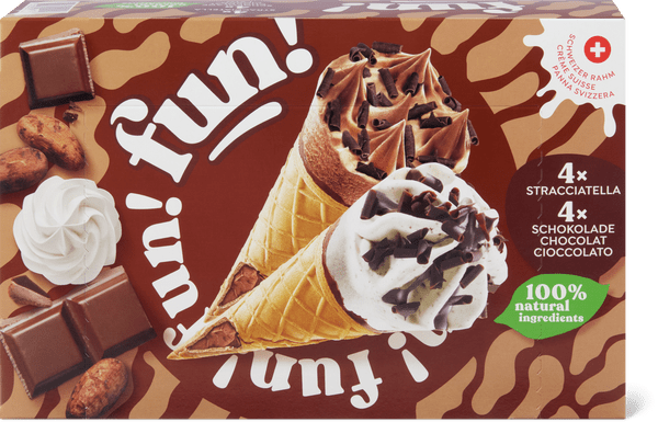 Fun Cornet Chocolat / Stracciatella