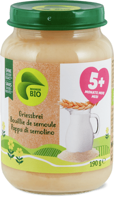 Bio Abend Griessbrei pur ab 5 Monaten