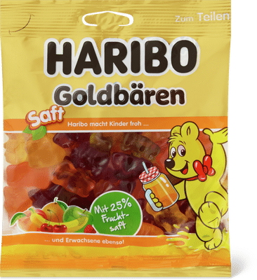 Haribo Ours d’or Jus de fruit