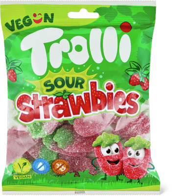 Trolli Strawbies sour