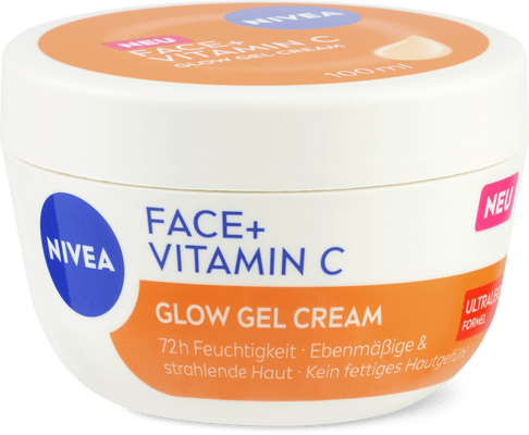 Nivea Face+ Vitamin C Glow Gel Cream  Glycerin, Tapioca