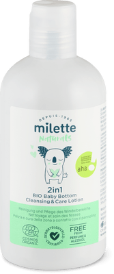 Milette Baby Care Naturals aha! 2in1 Bottom Cleansing&Care Lotion
