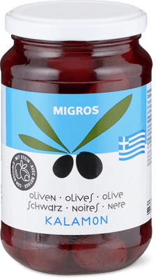 Migros griechische Oliven Kalamon